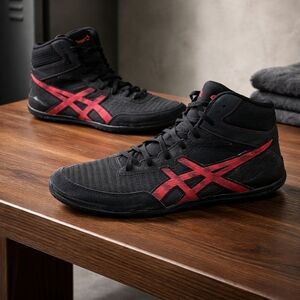 ASICS MATCONTROL Wrestling Boxing Shoes US Size 15 Exelent Condition Authentic